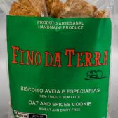 Biscoito Aveia e Especiarias 150g - Fino da Terra